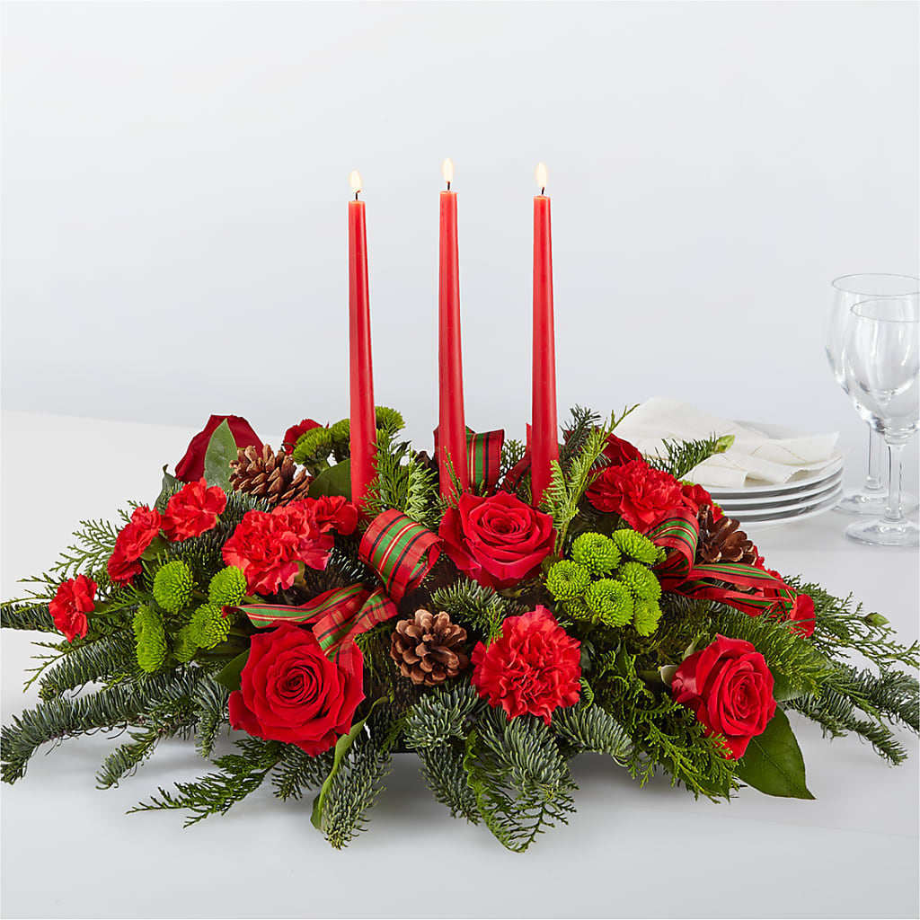 By the Candlelight Centerpiece – WENDT'S POTS AND POSIES, Dunlap IA