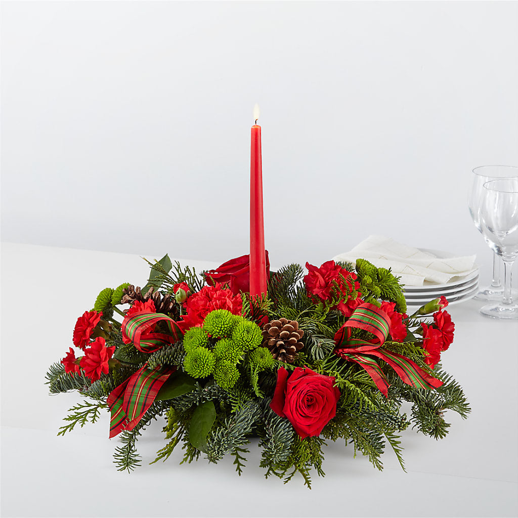 By the Candlelight Centerpiece – WENDT'S POTS AND POSIES, Dunlap IA