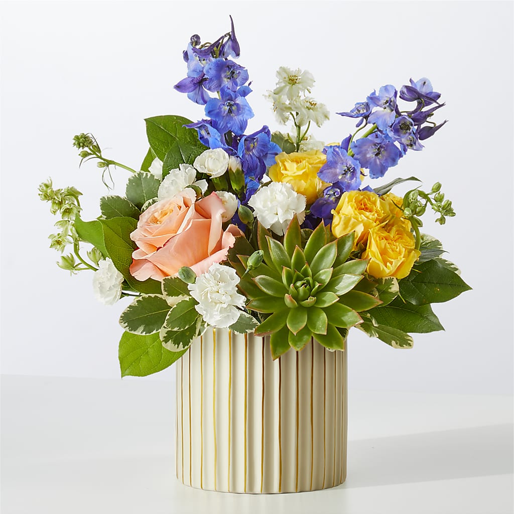 Cobalt Reverie Bouquet – WENDT'S POTS AND POSIES, Dunlap IA