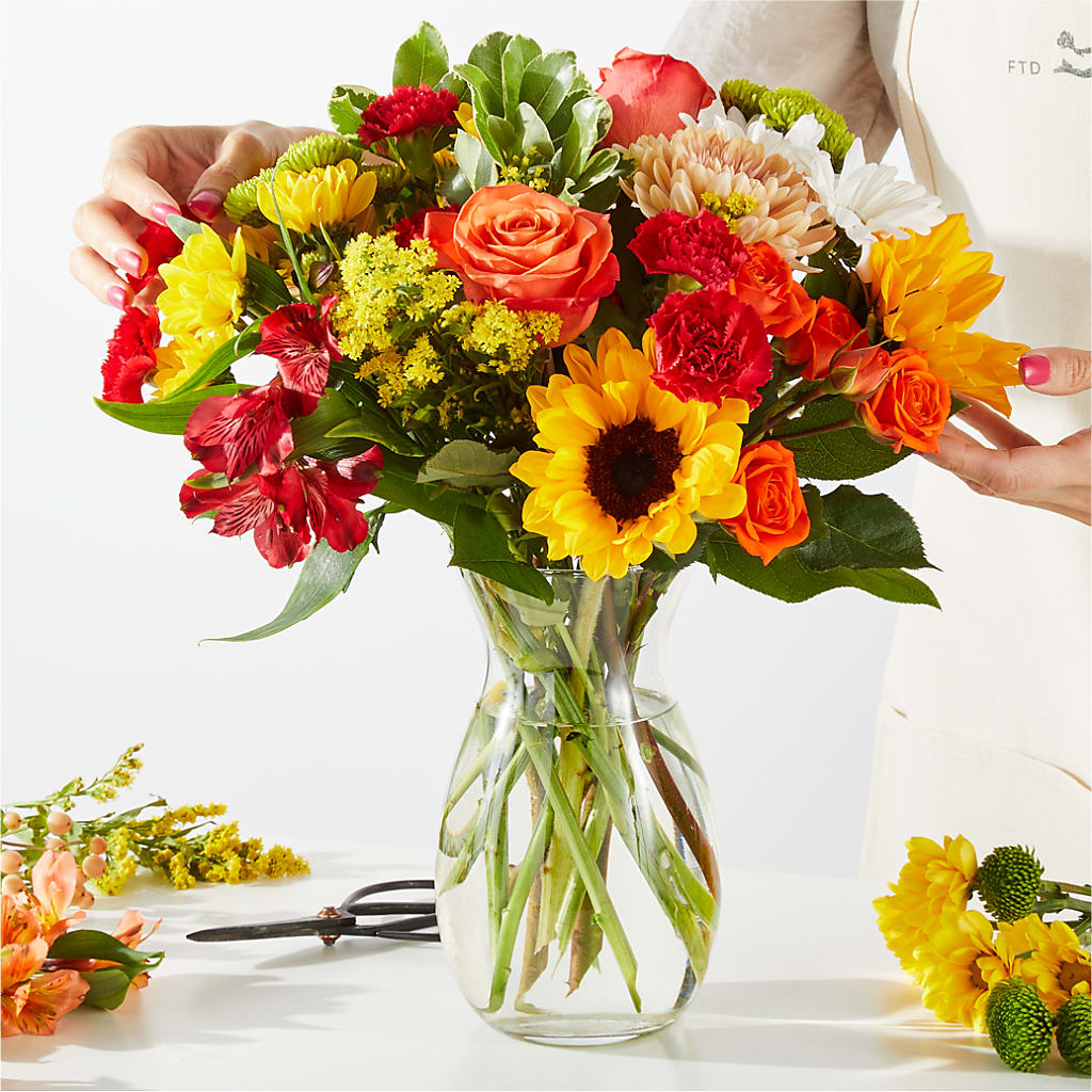 Fall Delight – A Florist Original – WENDT'S POTS AND POSIES, Dunlap IA