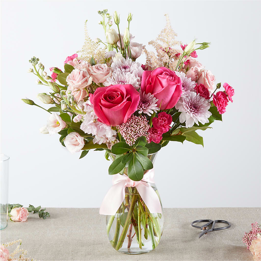 Pink Ribbon - A Florist Original – WENDT'S POTS AND POSIES, Dunlap IA
