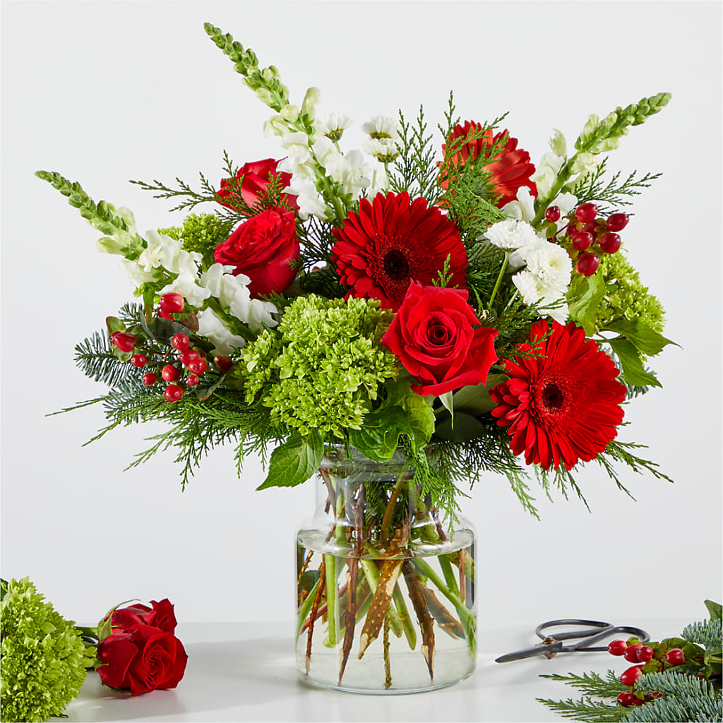 Merry Moment Bouquet – A Florist Original – WENDT'S POTS AND POSIES, Dunlap IA