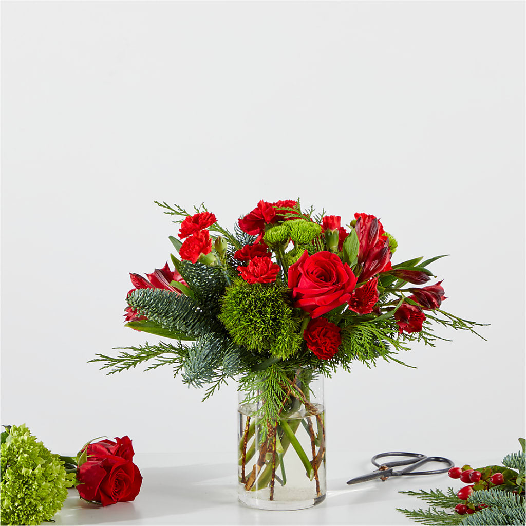Merry Moment Bouquet – A Florist Original – WENDT'S POTS AND POSIES, Dunlap IA