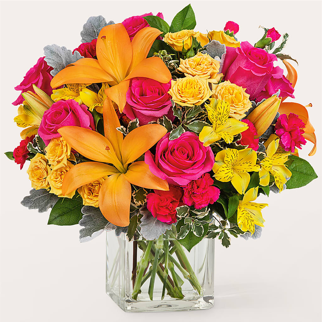 To the Tropics Bouquet – WENDT'S POTS AND POSIES, Dunlap IA