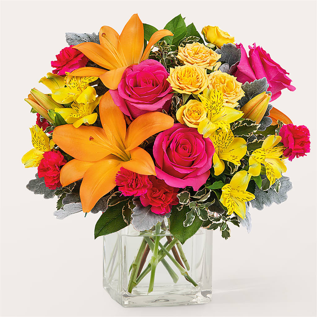 To the Tropics Bouquet – WENDT'S POTS AND POSIES, Dunlap IA
