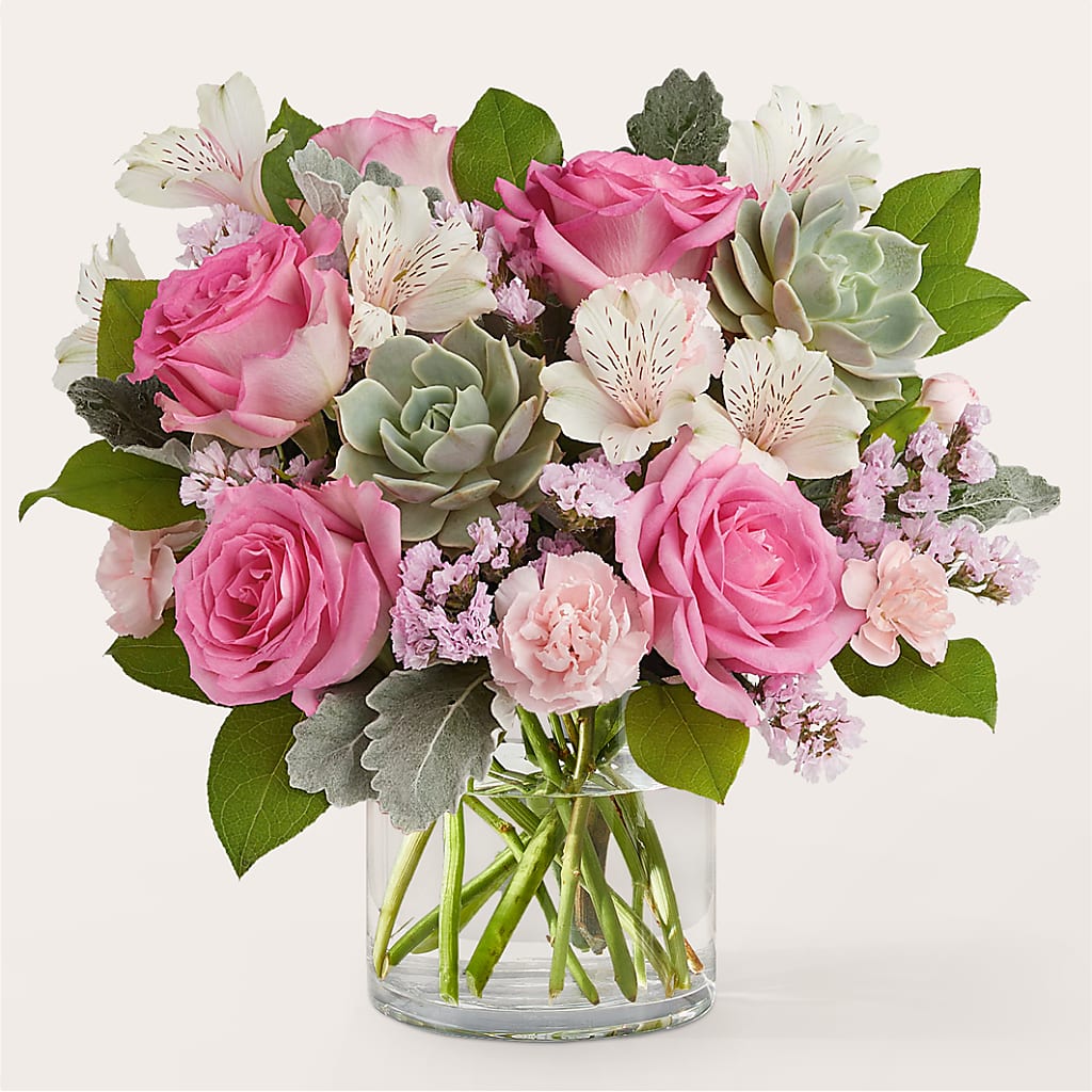 Dusty Rose Bouquet – WENDT'S POTS AND POSIES, Dunlap IA