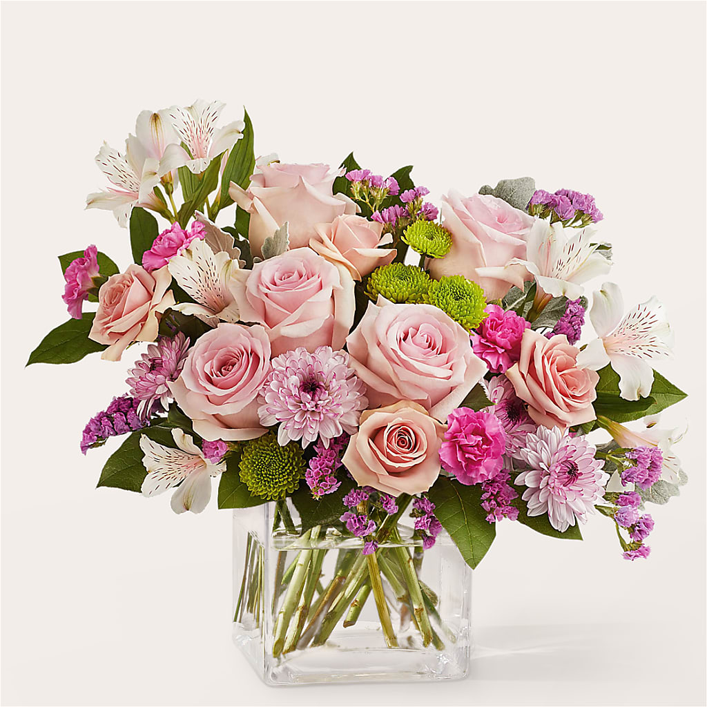 Pink Suede Bouquet – WENDT'S POTS AND POSIES, Dunlap IA