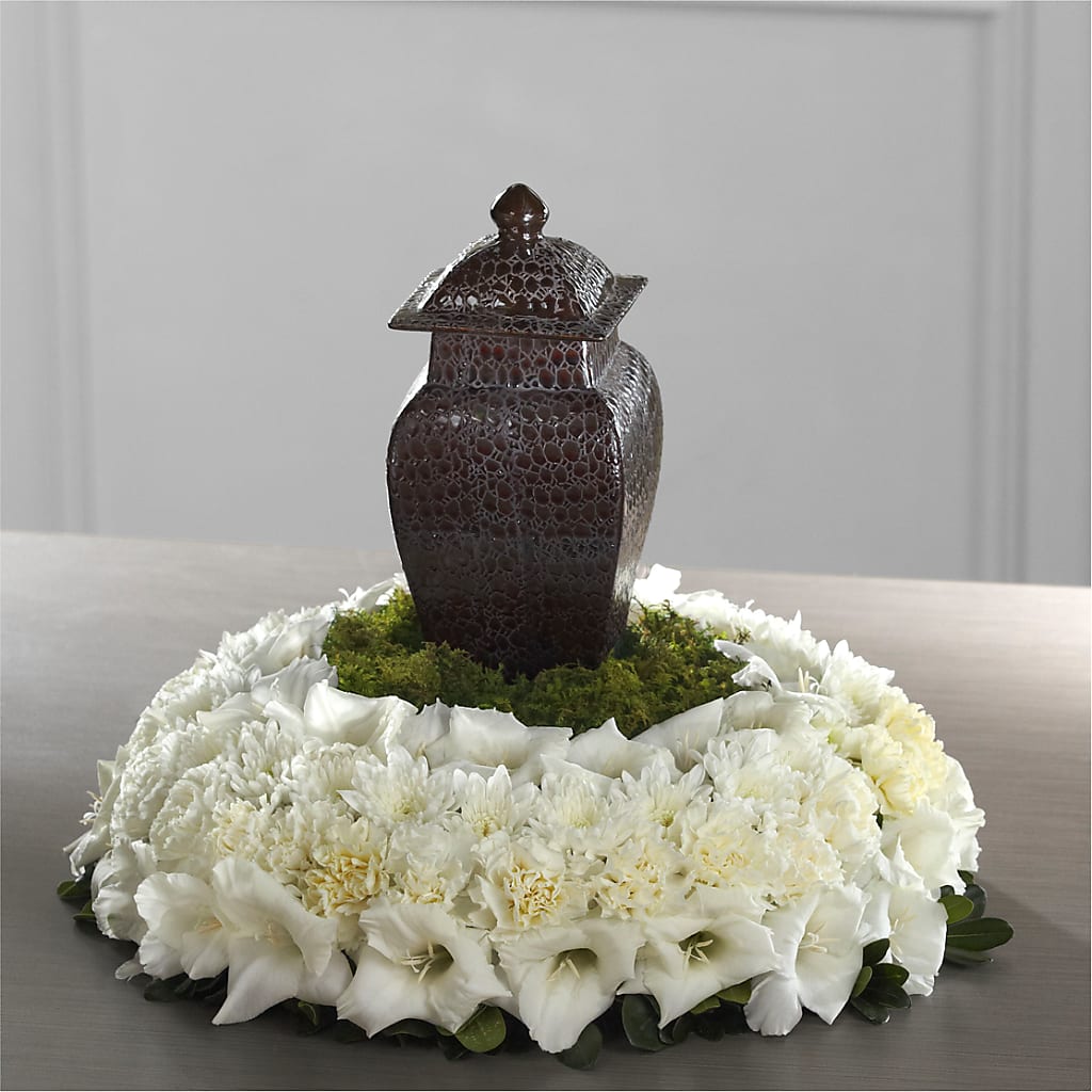 Encircling Grace Arrangement – WENDT'S POTS AND POSIES, Dunlap IA