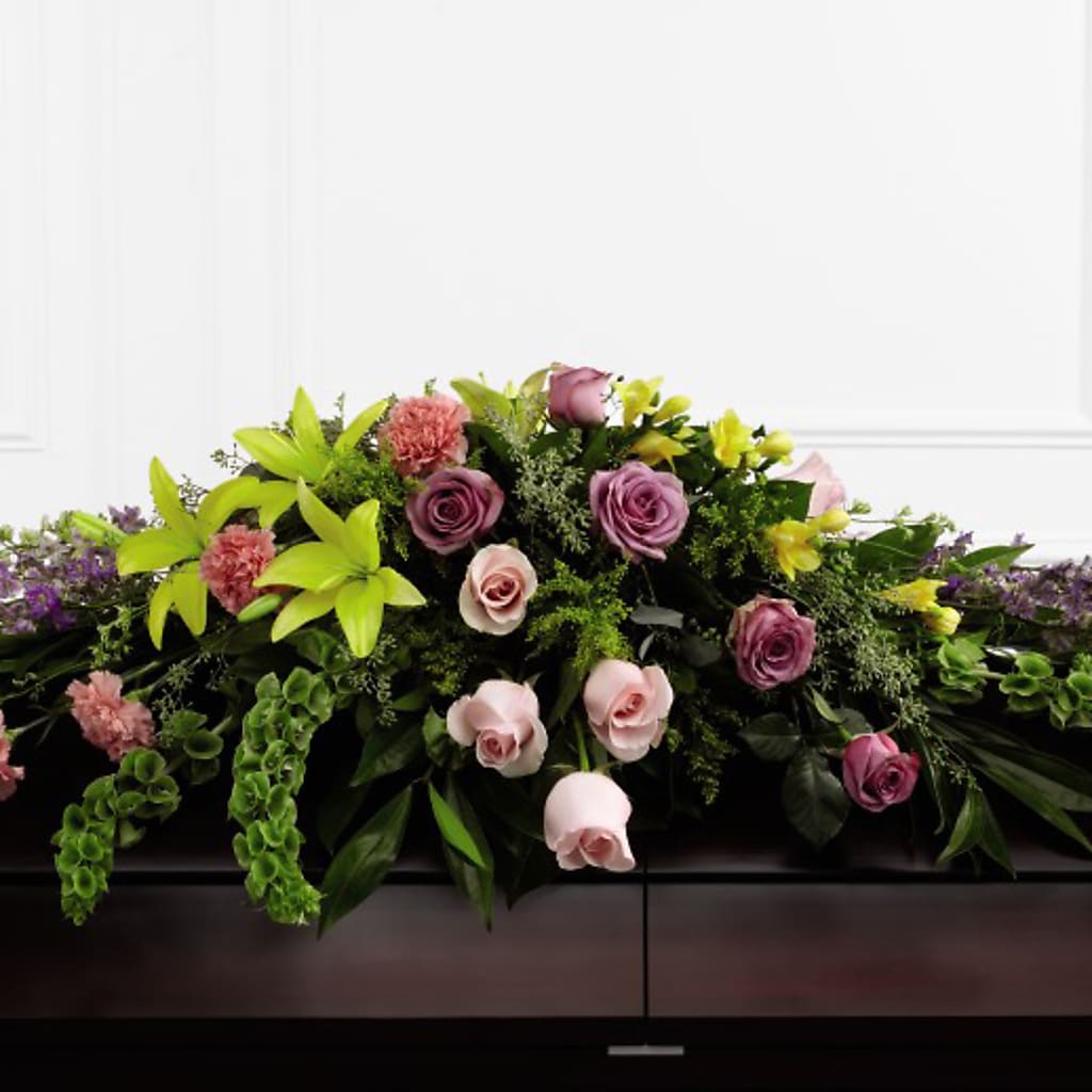 Forever Beloved Casket Spray – WENDT'S POTS AND POSIES, Dunlap IA