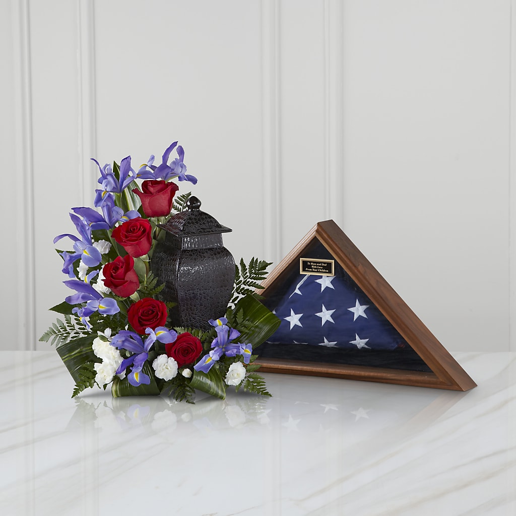 Patriotic Tribute Arrangement – WENDT'S POTS AND POSIES, Dunlap IA