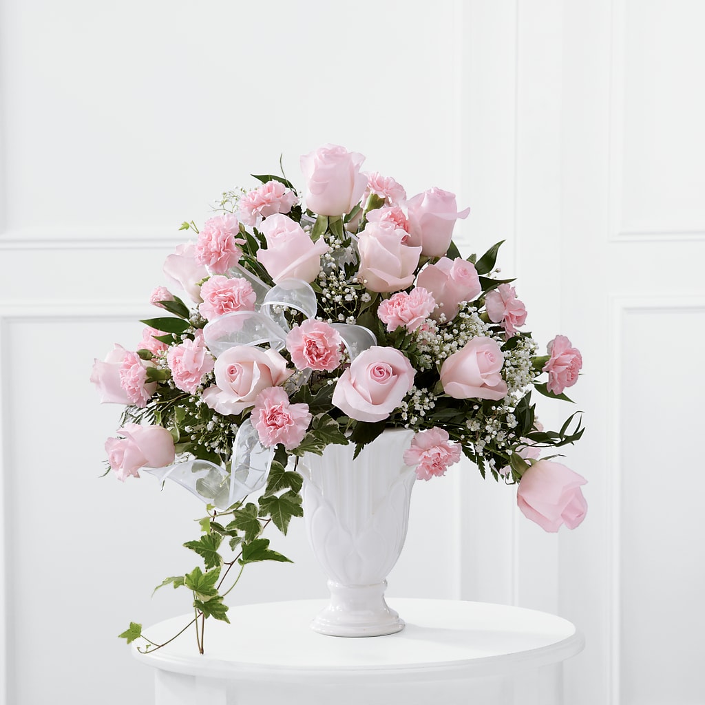 Deepest Sympathy Arrangement – WENDT'S POTS AND POSIES, Dunlap IA