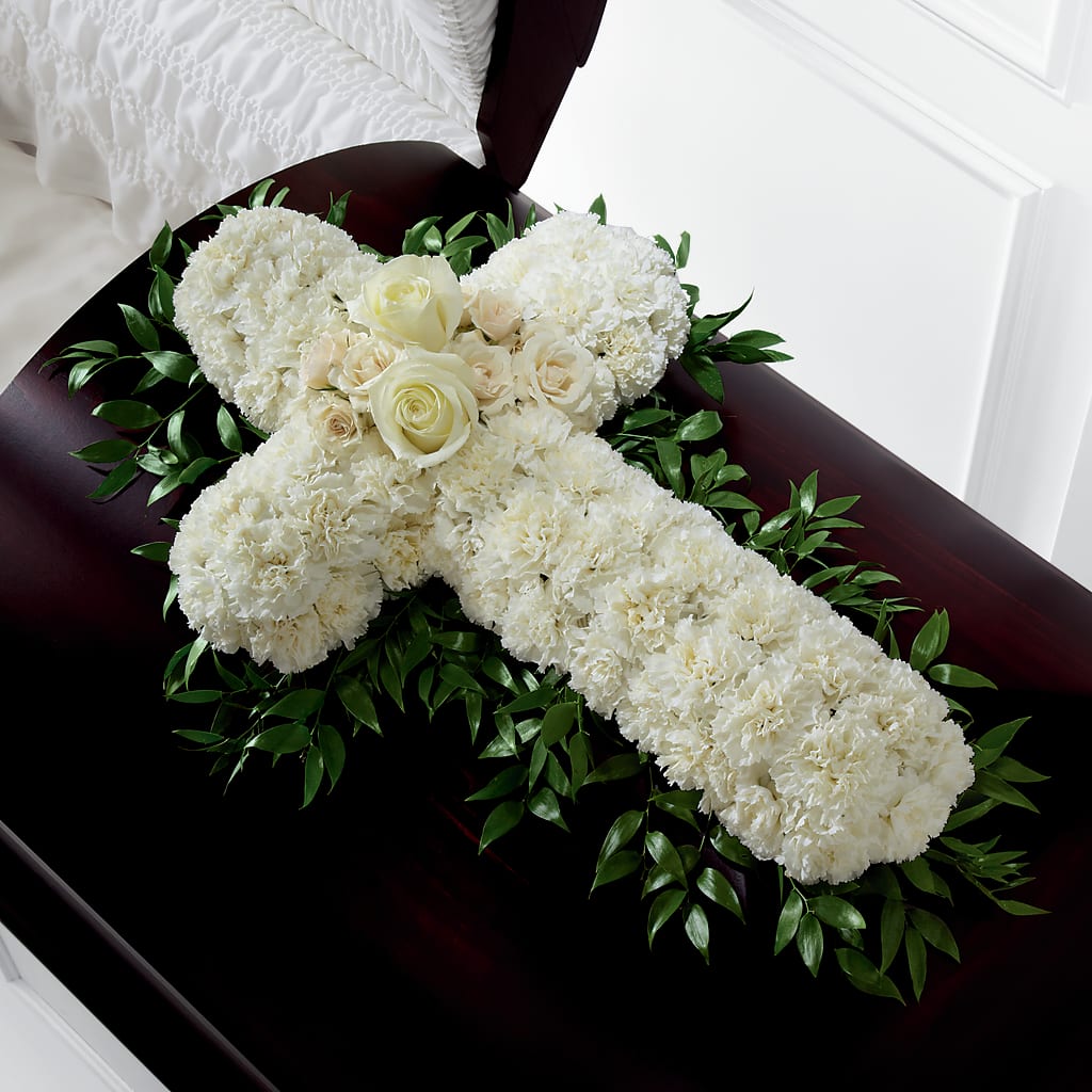 Peaceful Memories Casket Spray (Standard) – WENDT'S POTS AND POSIES, Dunlap IA