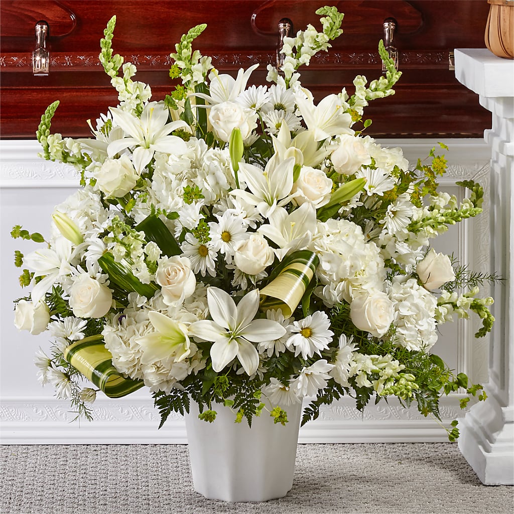 Thoughts of Tranquility Floor Basket – WENDT'S POTS AND POSIES, Dunlap IA
