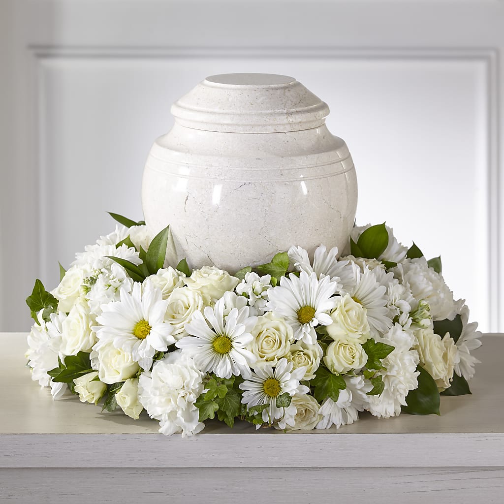 Ivory Gardens Cremation Adornment – WENDT'S POTS AND POSIES, Dunlap IA