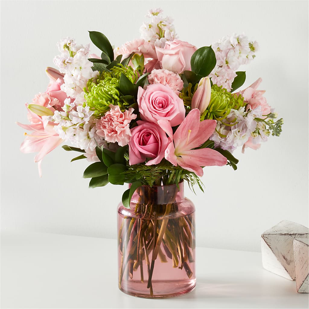 Pretty in Pink Bouquet – WENDT'S POTS AND POSIES, Dunlap IA