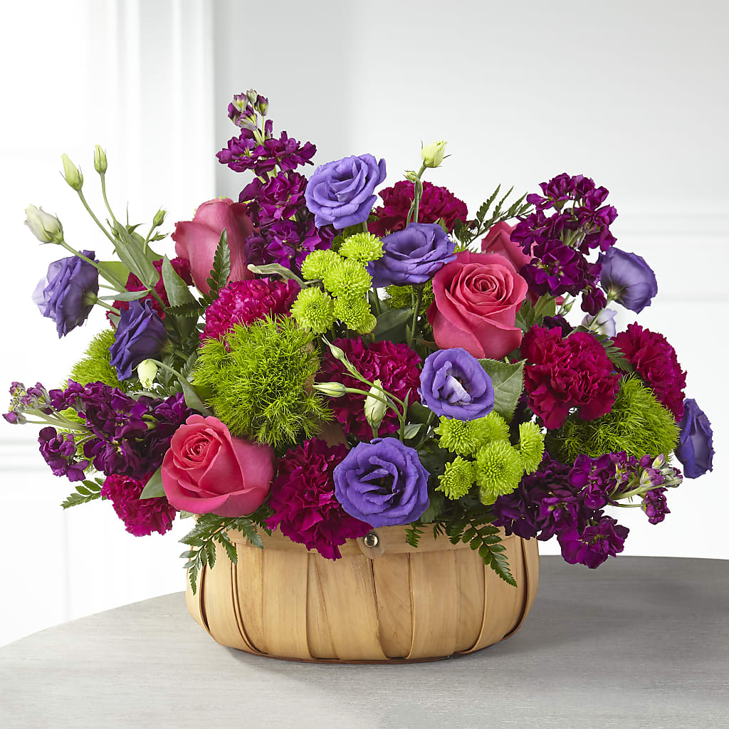 Serene Sanctuary Basket – WENDT'S POTS AND POSIES, Dunlap IA