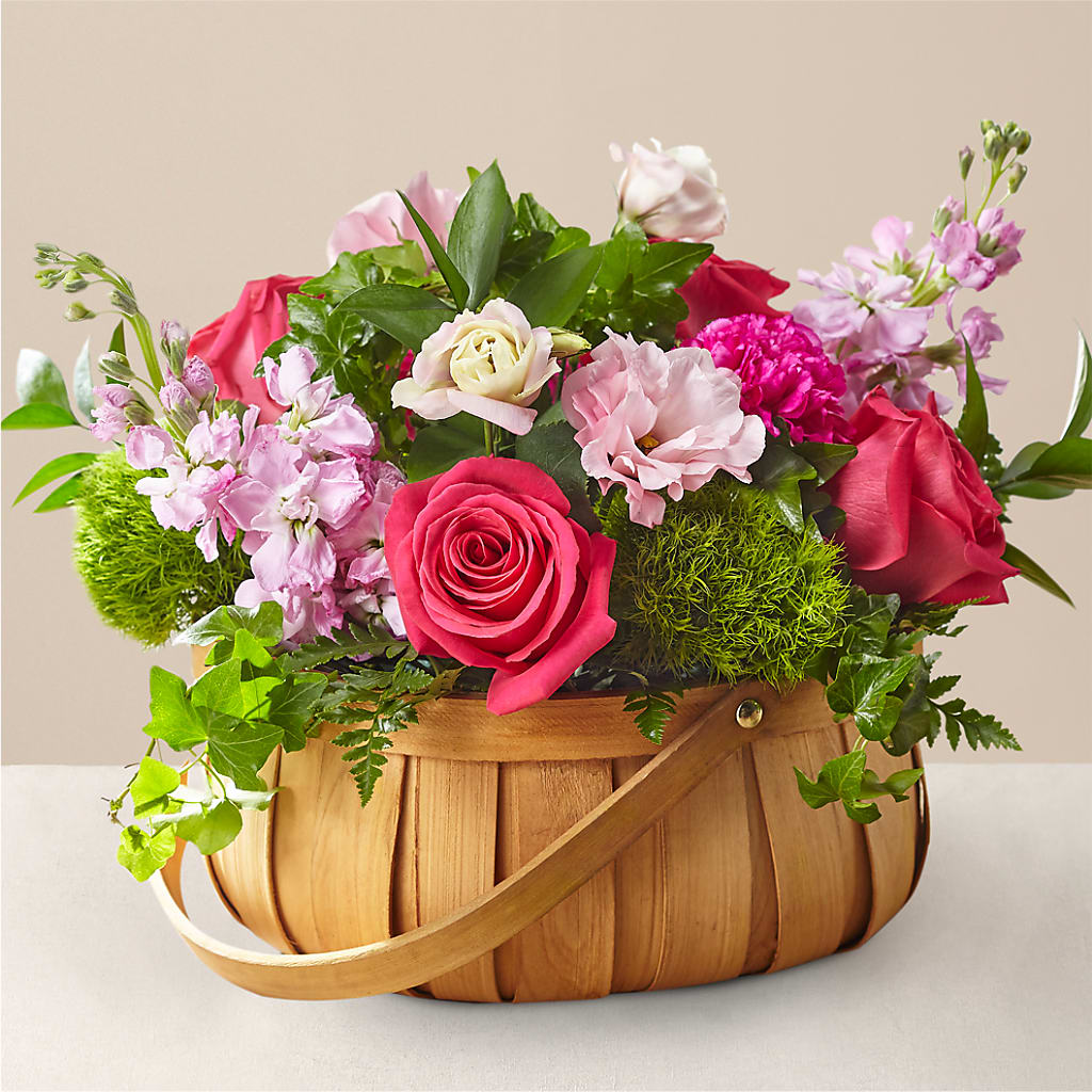 Radiance in Bloom Basket – WENDT'S POTS AND POSIES, Dunlap IA