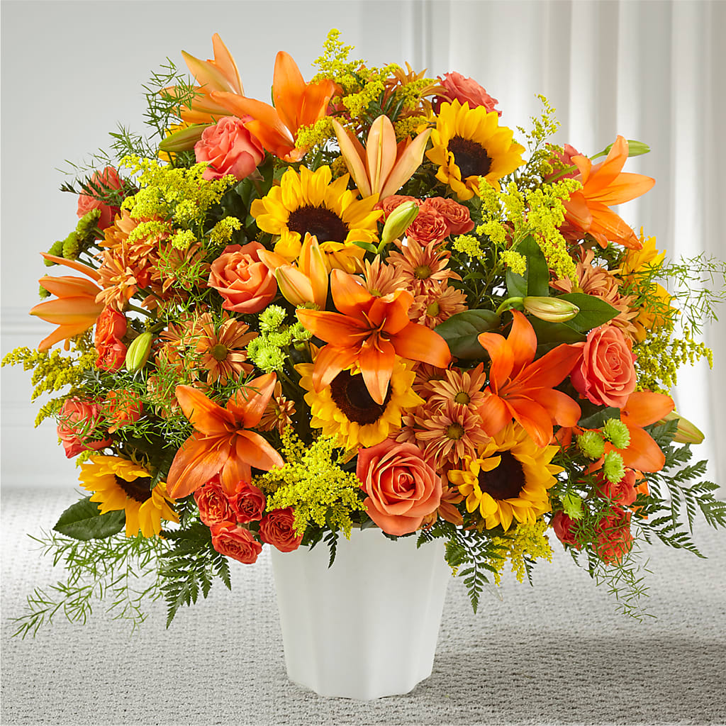 Harvest Thoughts Floor Basket – WENDT'S POTS AND POSIES, Dunlap IA