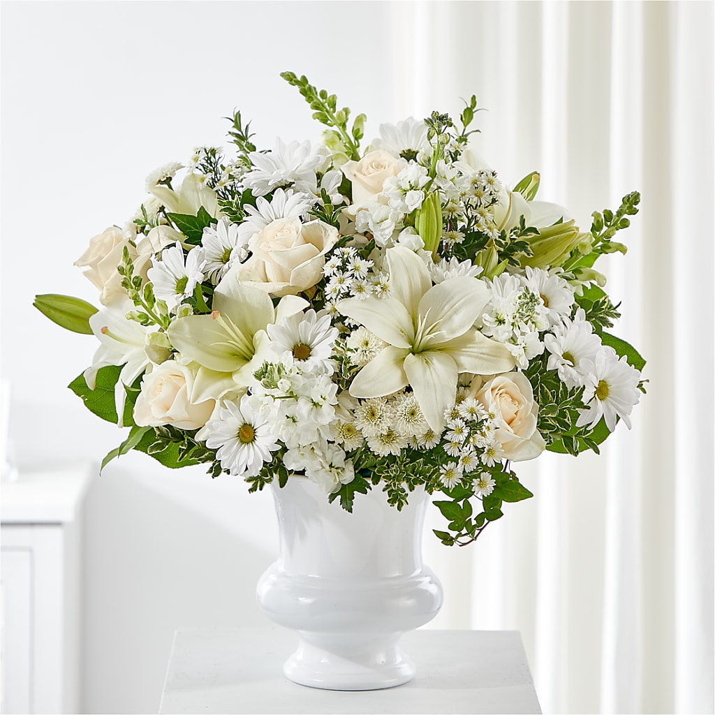 Uplifting Urn Arrangement – WENDT'S POTS AND POSIES, Dunlap IA