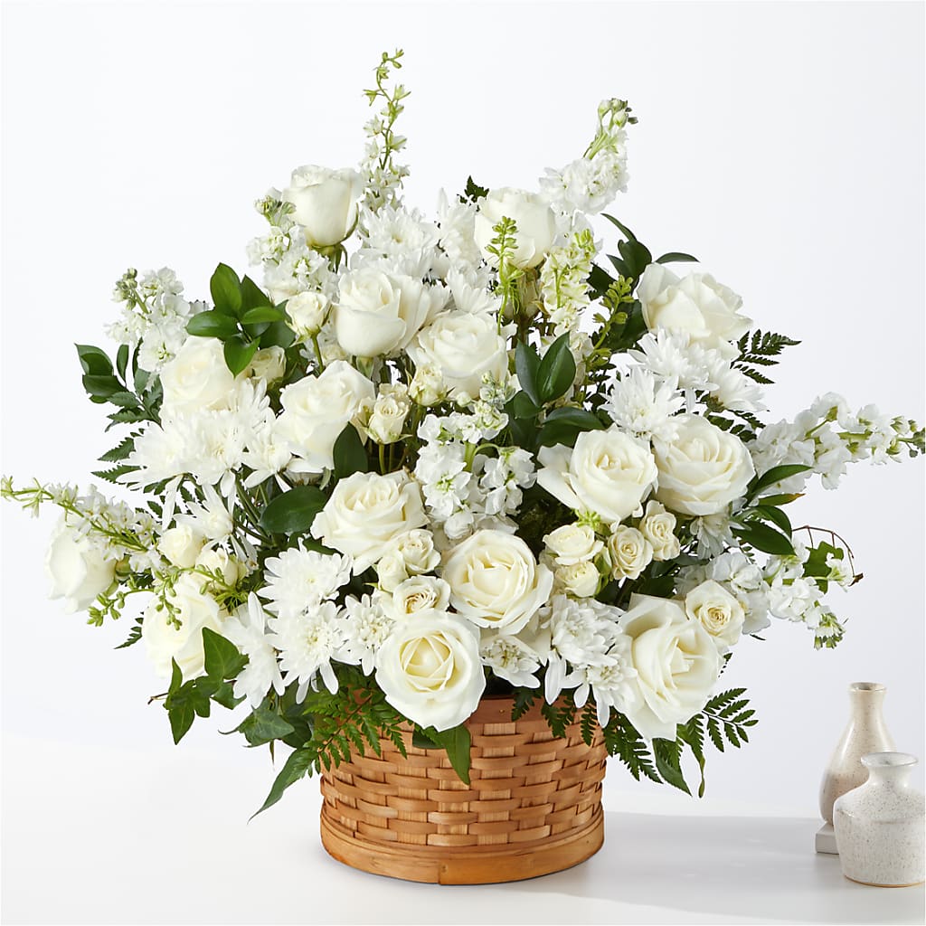 Heartfelt Condolences Arrangement – WENDT'S POTS AND POSIES, Dunlap IA
