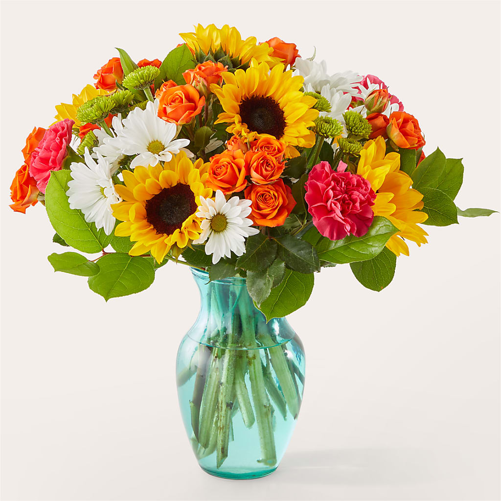 Sun-drenched Blooms Bouquet – WENDT'S POTS AND POSIES, Dunlap IA