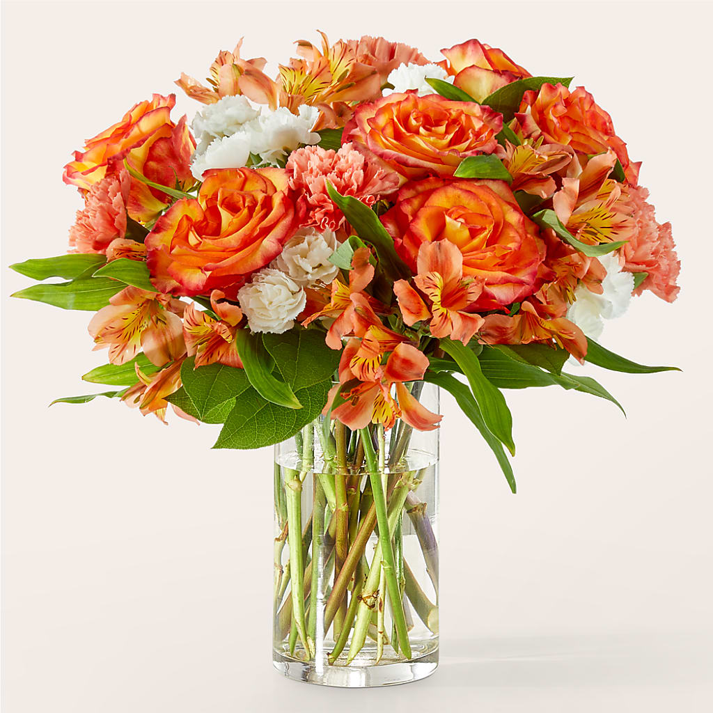 Apricot Glow Bouquet – WENDT'S POTS AND POSIES, Dunlap IA