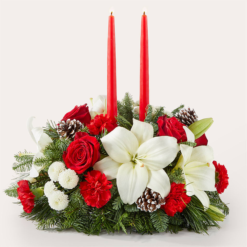 Seasonal Festivities Centerpiece – WENDT'S POTS AND POSIES, Dunlap IA