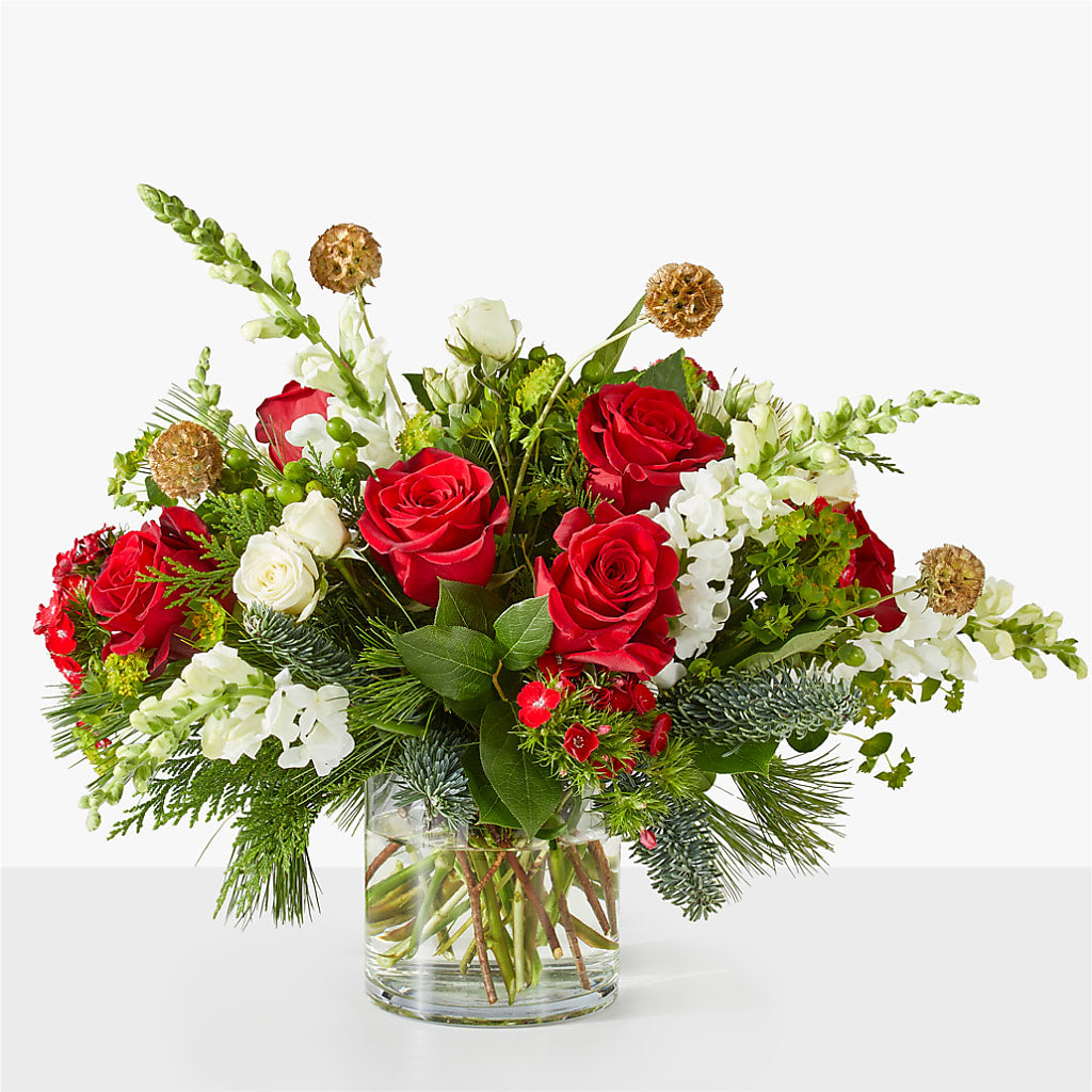 Deck the Halls Bouquet – WENDT'S POTS AND POSIES, Dunlap IA