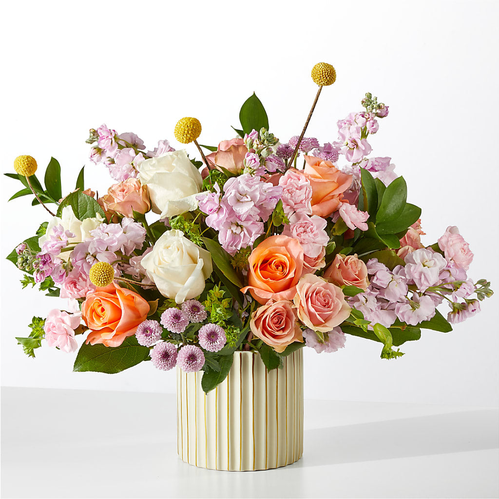 French Market Bouquet with Ivory Vase – WENDT'S POTS AND POSIES, Dunlap IA