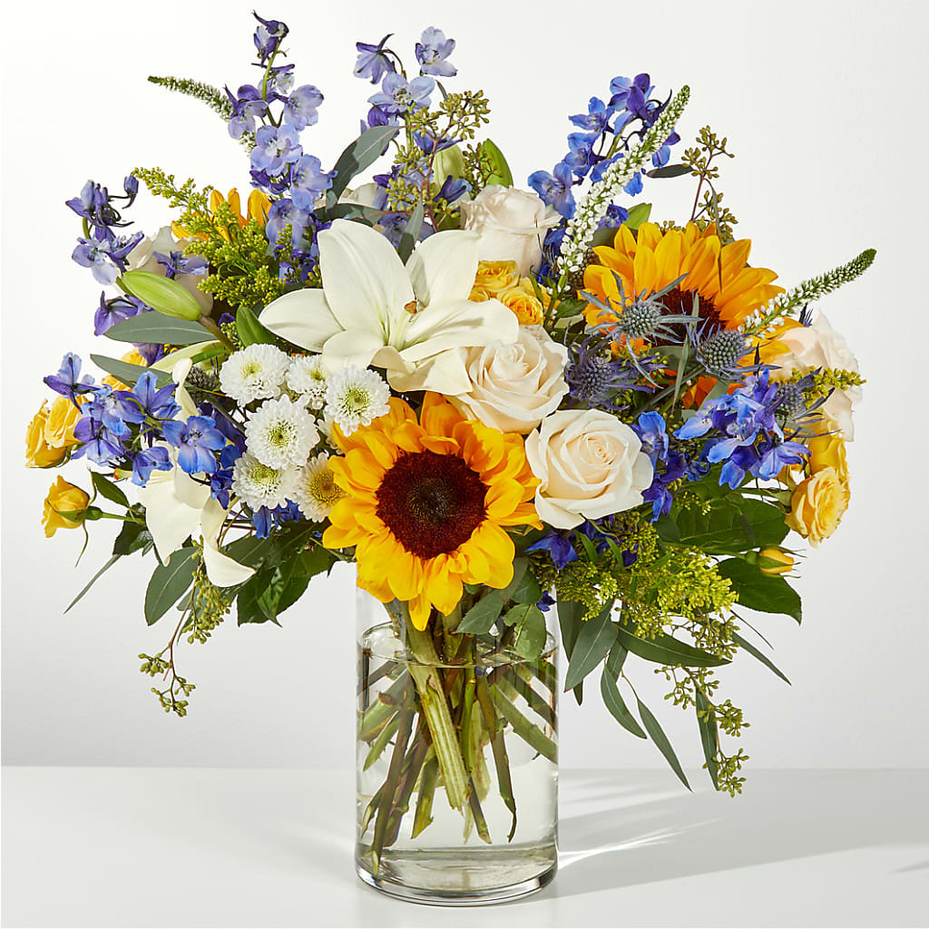 Wonderfully Sunny Bouquet – WENDT'S POTS AND POSIES, Dunlap IA