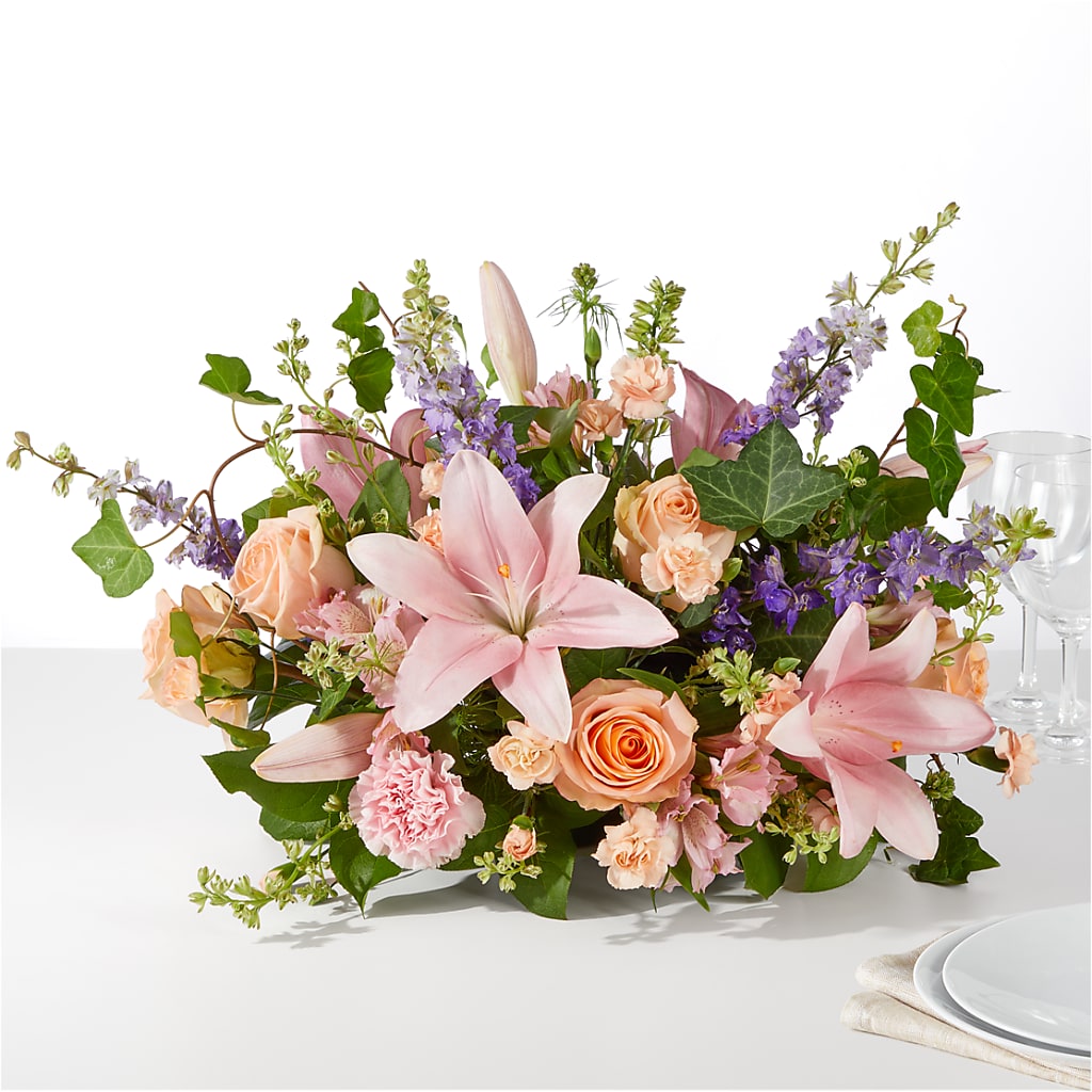 Blossom Time Centerpiece – WENDT'S POTS AND POSIES, Dunlap IA