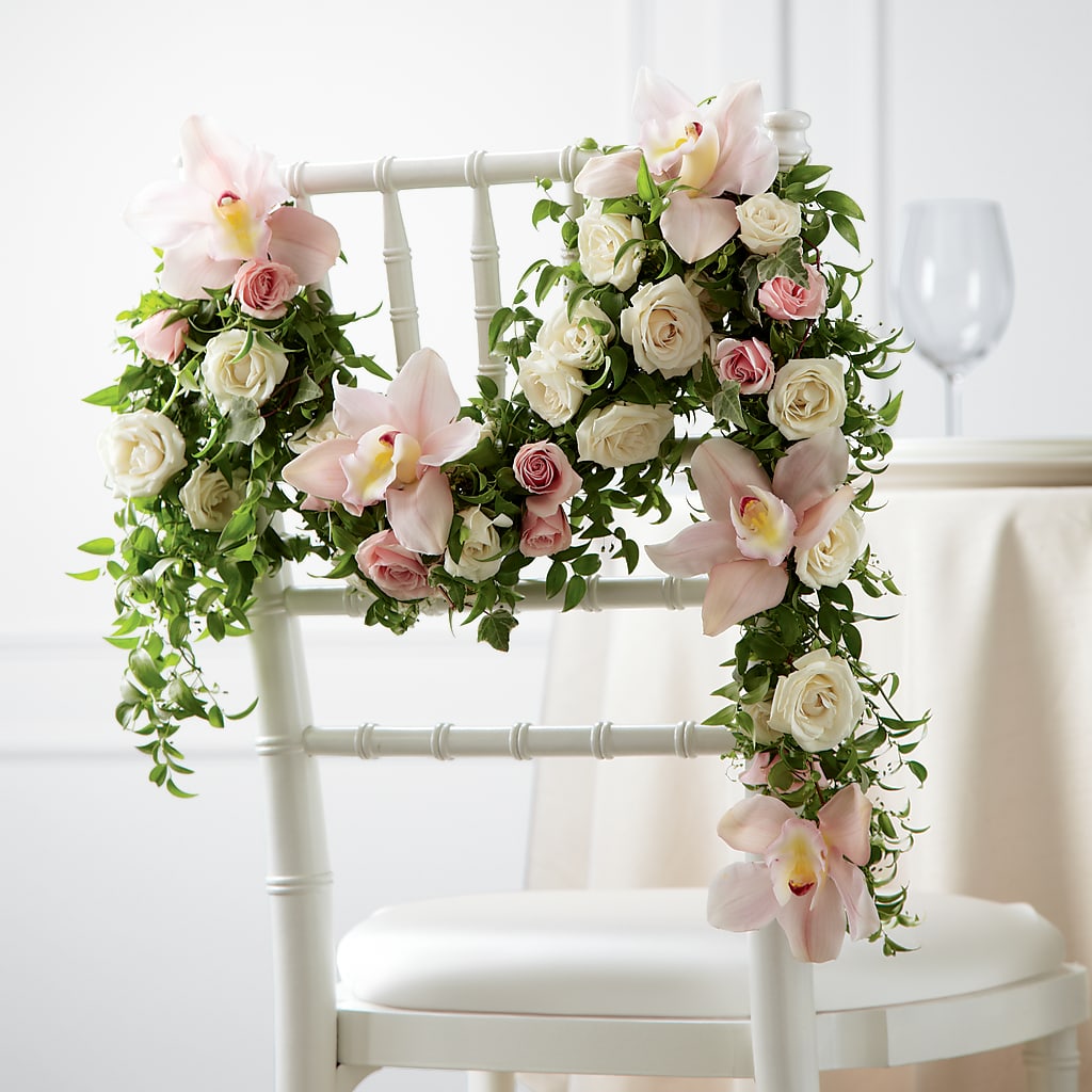Orchid Rose Chair Décor – WENDT'S POTS AND POSIES, Dunlap IA