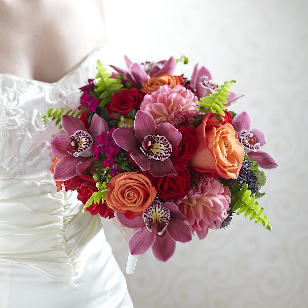 Brilliant Blossoms Bouquet – WENDT'S POTS AND POSIES, Dunlap IA