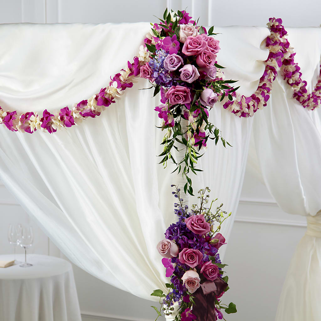 Color & Light Chuppah Decor – WENDT'S POTS AND POSIES, Dunlap IA