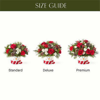 Jolly Snowman Bouquet – WENDT'S POTS AND POSIES, Dunlap IA