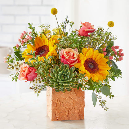 Sunflower Season Bouquet – WENDT'S POTS AND POSIES, Dunlap IA