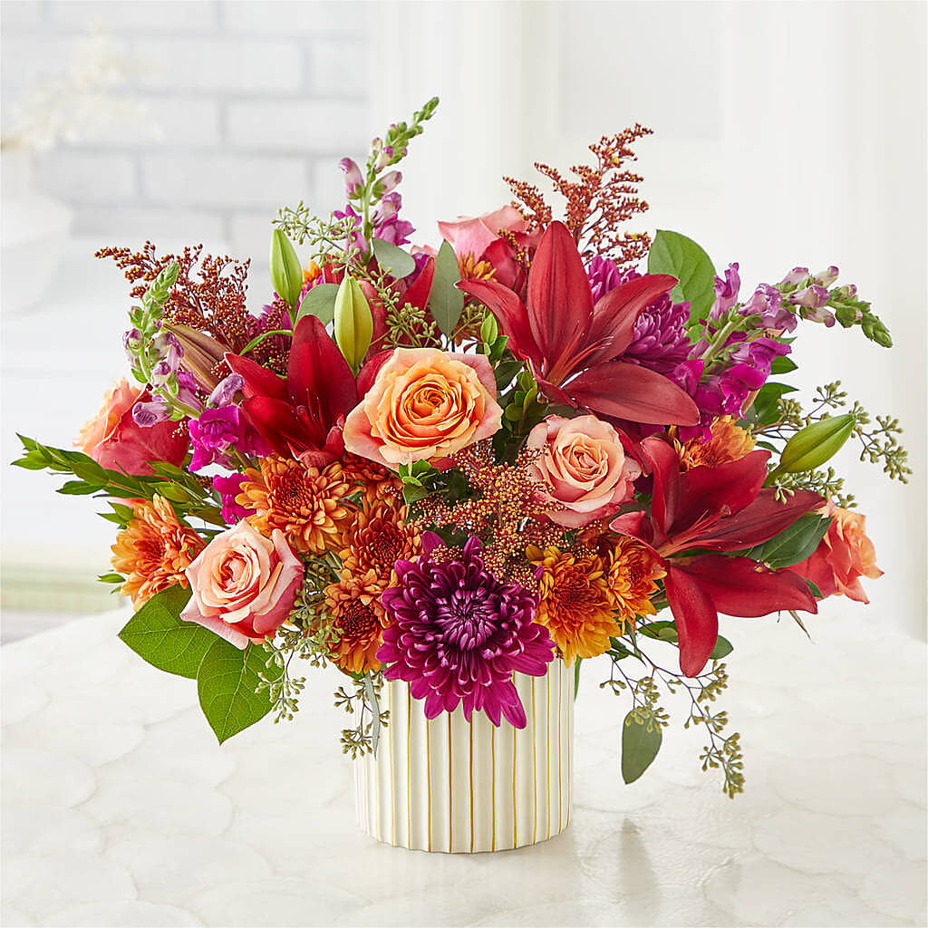 Burgundy Landscape Bouquet – WENDT'S POTS AND POSIES, Dunlap IA