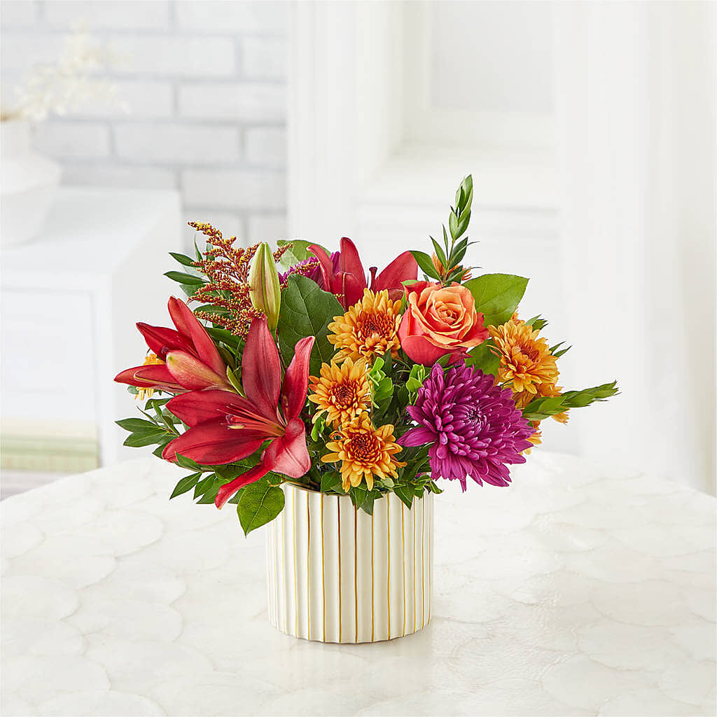 Burgundy Landscape Bouquet – WENDT'S POTS AND POSIES, Dunlap IA