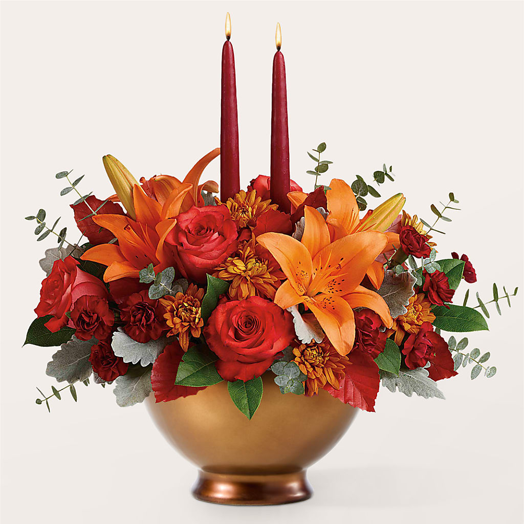 Fruits of Fall Centerpiece – WENDT'S POTS AND POSIES, Dunlap IA