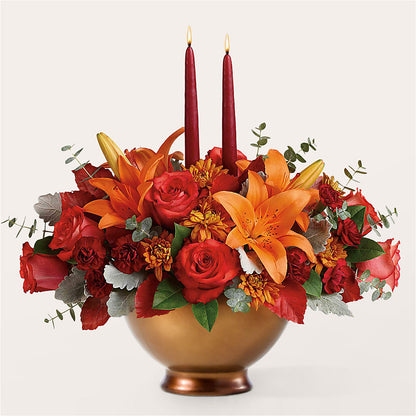 Fruits of Fall Centerpiece – WENDT'S POTS AND POSIES, Dunlap IA