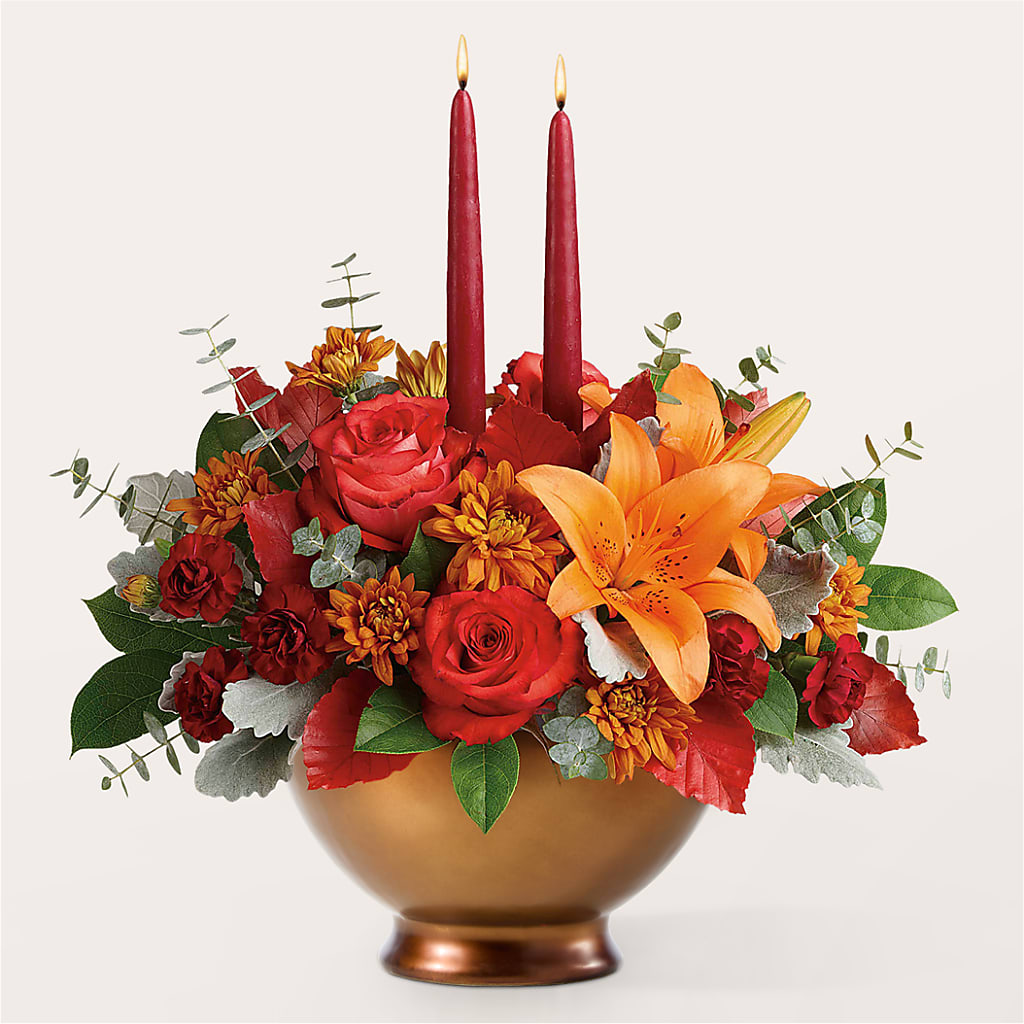 Fruits of Fall Centerpiece – WENDT'S POTS AND POSIES, Dunlap IA