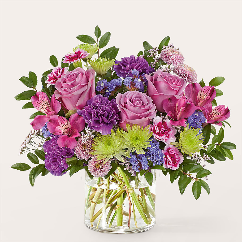 Glass Half Full Bouquet – WENDT'S POTS AND POSIES, Dunlap IA
