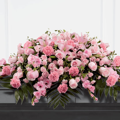 Garden of Comfort Casket Spray (Standard) – WENDT'S POTS AND POSIES, Dunlap IA