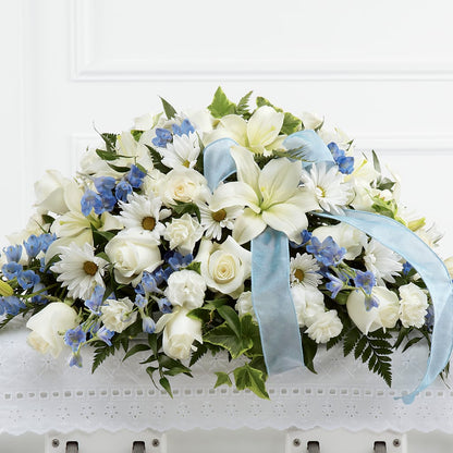 Tender Treasure Casket Spray – WENDT'S POTS AND POSIES, Dunlap IA