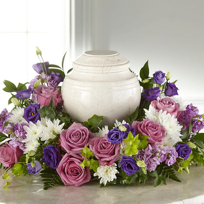 Blooming Sympathy Cremation Adornment – WENDT'S POTS AND POSIES, Dunlap IA