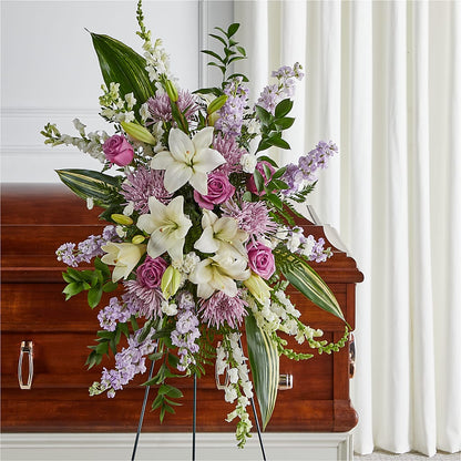 Grateful Hearts Standing Spray – WENDT'S POTS AND POSIES, Dunlap IA
