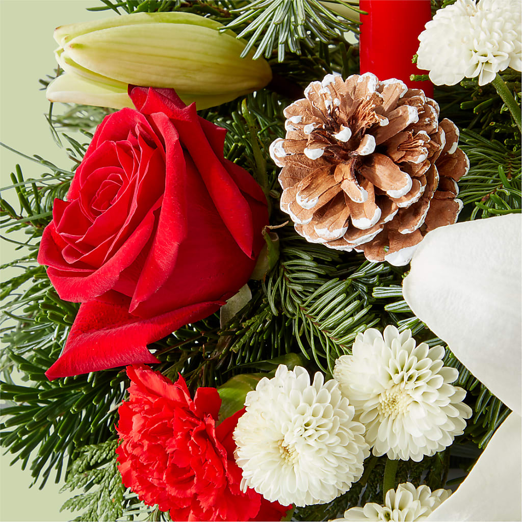 Seasonal Festivities Centerpiece – WENDT'S POTS AND POSIES, Dunlap IA