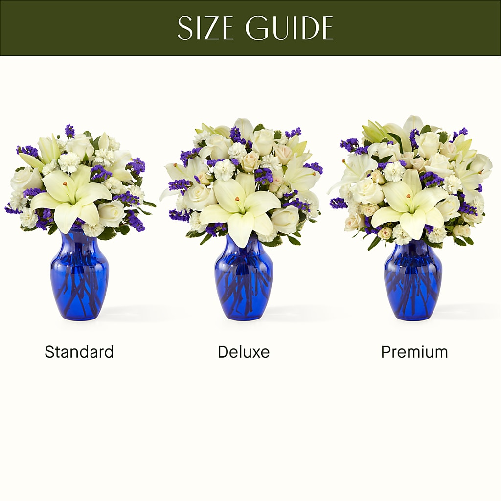 Sapphire Rush Bouquet – WENDT'S POTS AND POSIES, Dunlap IA