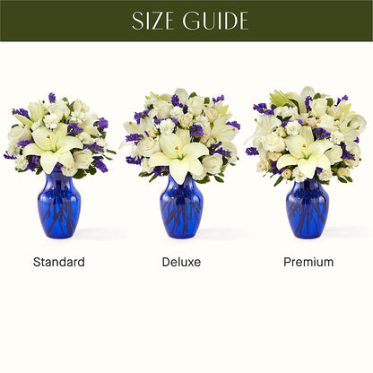 Sapphire Rush Bouquet – WENDT'S POTS AND POSIES, Dunlap IA