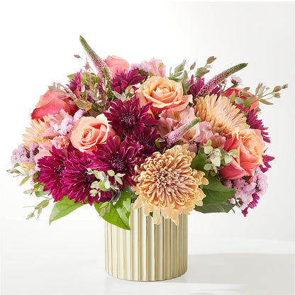 Berry Cobbler Bouquet with Ivory Vase – WENDT'S POTS AND POSIES, Dunlap IA